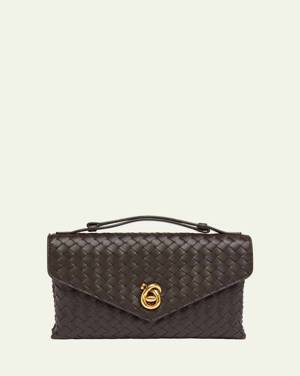 Knot Lock Leather Top-Handle Bag